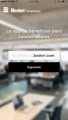 Bederr Empresas android App screenshot 1